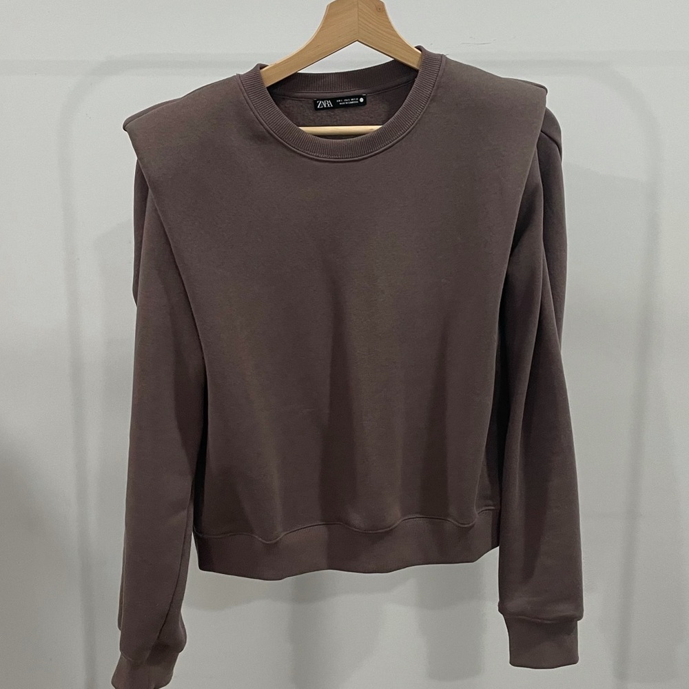 Zara taupe sweatshirt - Picture 7 of 13